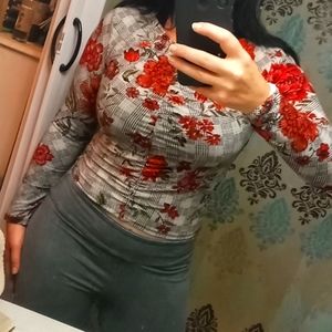 Form fitted date night top